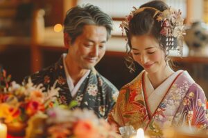 Japanese Wedding Sake Ceremony