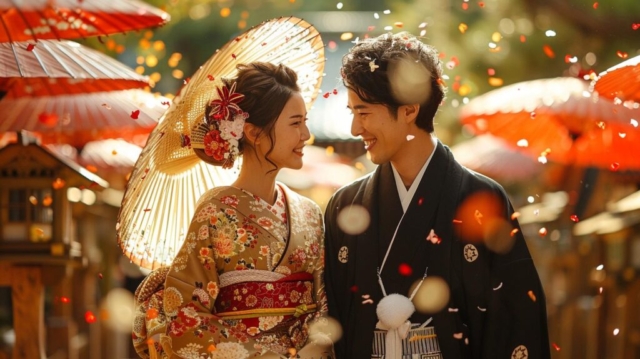 Modern Japanese Wedding