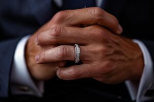 on what hand does a man wear his wedding ring on