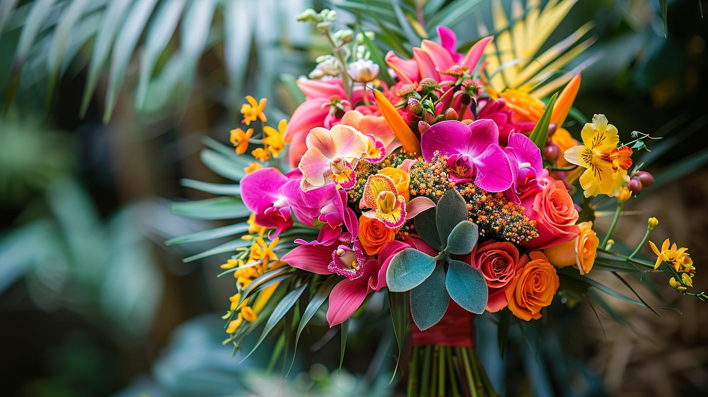 tropical wedding bouquet